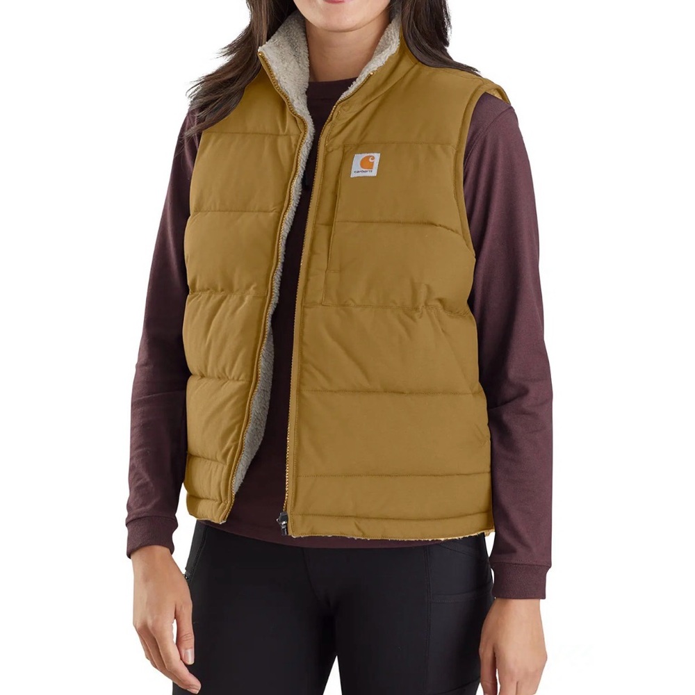 Carhartt Women's Reversible Tan Puffer Vest